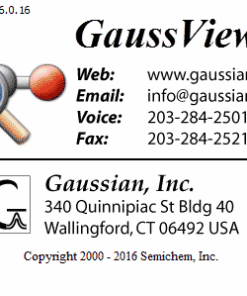 Gaussian 16 with license key chemistry calculations Gaussian v16