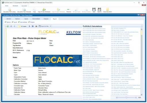 Kelton Engineering FLOCALC.net v2.2.0