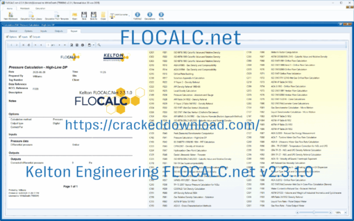 Kelton Engineering FLOCALC.net v2.3.1.0