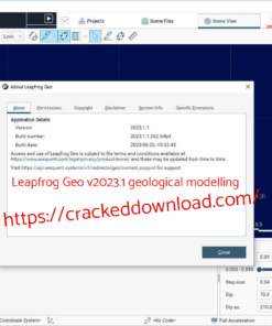 Leapfrog Geo v2023.1 geological modelling