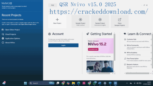 QSR Nvivo v15.0 2025