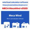 MECA MecaWind v2529 wind load calculator software
