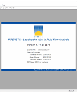Sunrise PIPENET VISION 1.11 download crack
