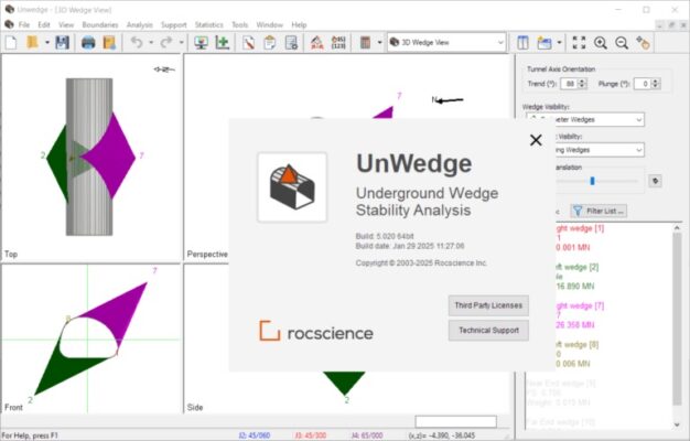 Rocscience UnWedge 5.0