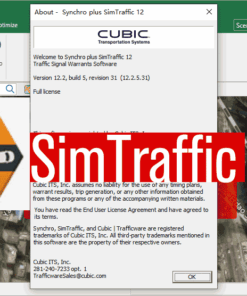 Synchro plus SimTraffic 12.2.5.31 Traffic analysis