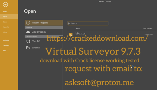 Virtual Surveyor 9.7.3 with cracked license