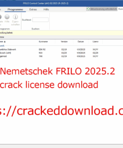 Nemetschek FRILO 2025.2 CRACK LICENSE