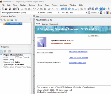 SES CDEGS v18.0