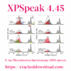 XPSpeak 4.45 software and analyze XPS data