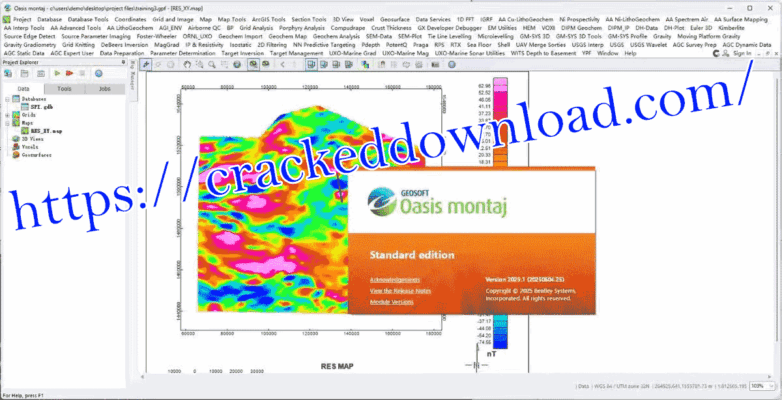 Geosoft Oasis Montaj 2025.1 perpetual license key