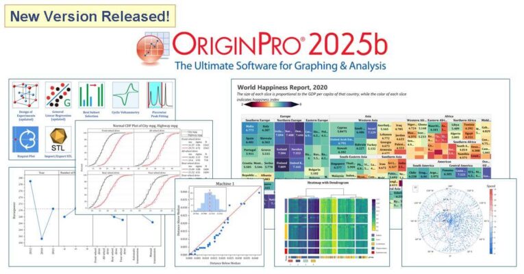 Origin Pro 2025b v10.2 Professional statistical chart drawing OriginPro 2025b 7 OriginPro 2025b Scientific Data Analysis Software