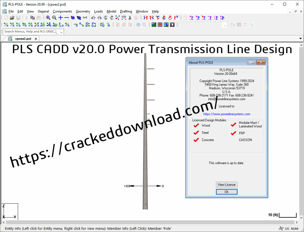 PLS CADD v20.0 Power Transmission Line Design