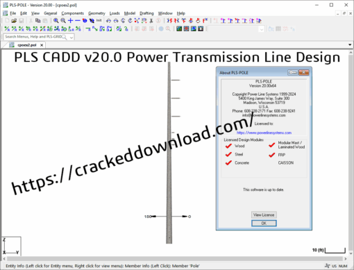 PLS CADD v20.0 Power Transmission Line Design