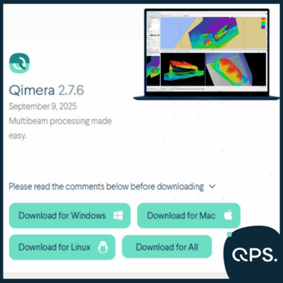 QPS Qimera 2.7.6 multibeam bathymetry processing 7 QPS Qimera 2.7.6 multibeam bathymetry processing