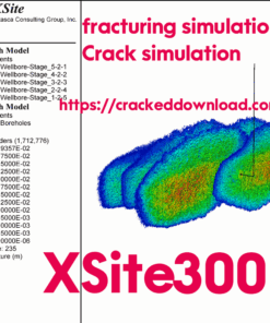XSite 300 hydraulic fracturing simulation Crack simulation