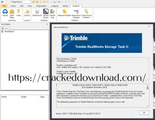 Trimble RealWorks 2025.11