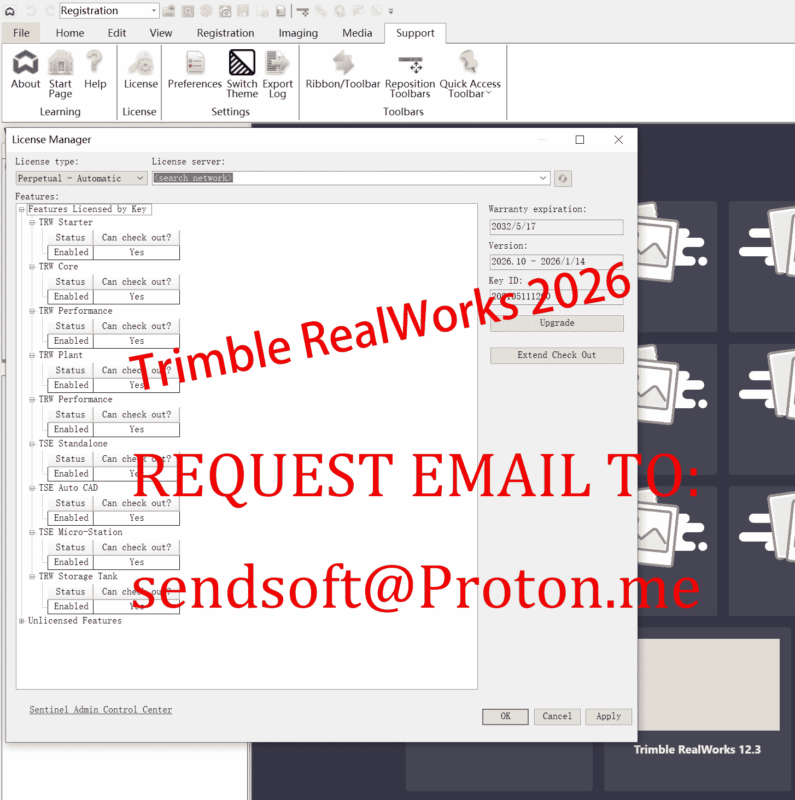 Trimble RealWorks 2026.10 perpetual activation key 14 perpetual activation key Trimble RealWorks 2026.10