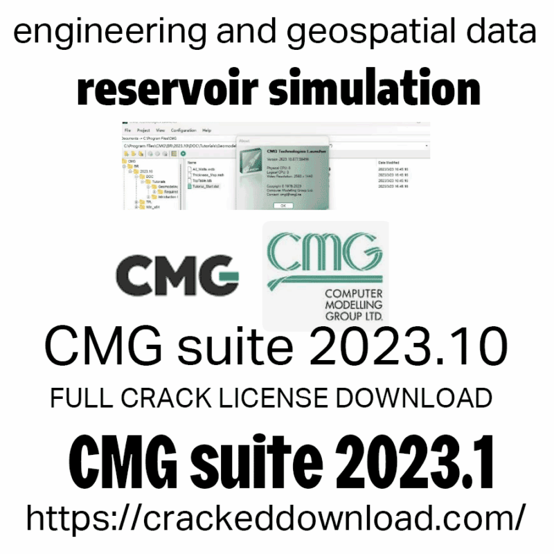 CMG suite 2023.10 reservoir simulation software 3 CMG suite 2023.10