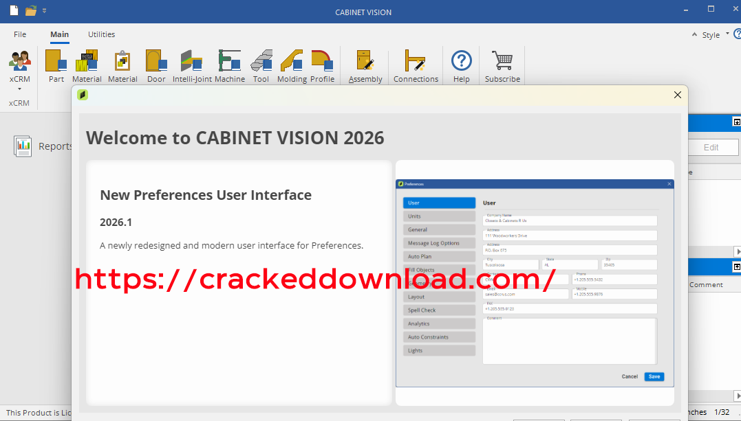 Hexagon Cabinet Vision 2026.1