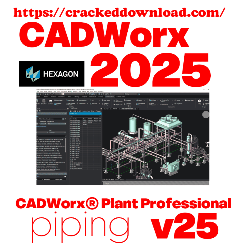 Hexagon PPM Coade CADWorx 2025 crack